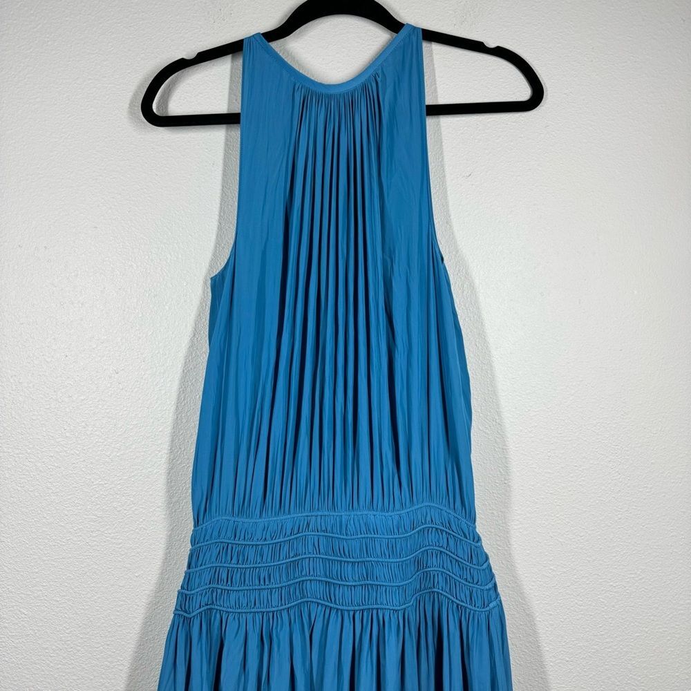 Ramy Brook Paris Sleeveless Mini Dress in Blue Lagoon Women’s Medium - Picture 2 of 7